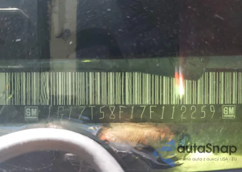 2007 Chevrolet Malibu Lt из США, поврежденный, VIN 1G1ZT58F17F112259